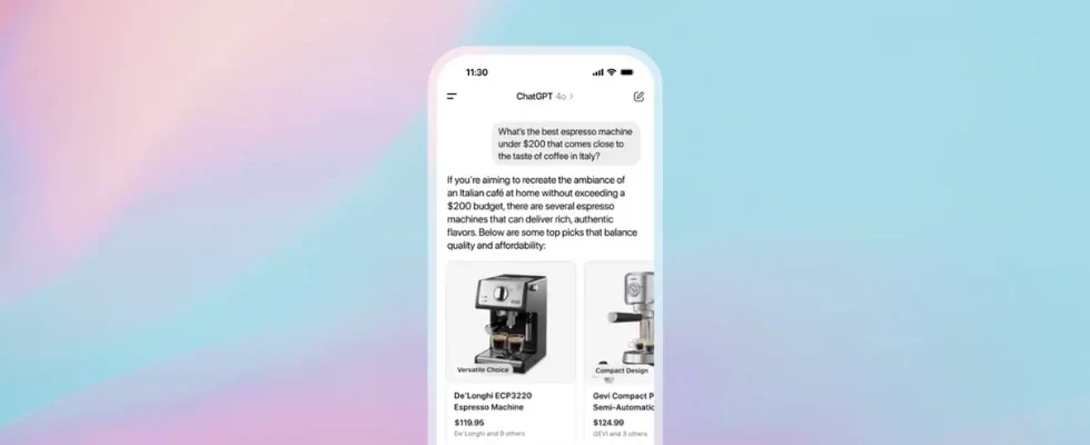 ChatGPT startet Shopping, Trending Searches und Autocomplete