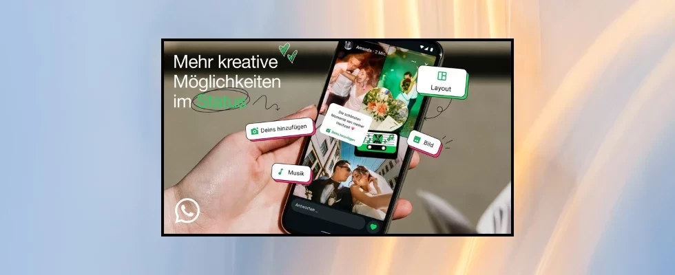 WhatsApp liefert Sticker-Nachschub und Collage im Status – und stärkt deine Privatsphäre